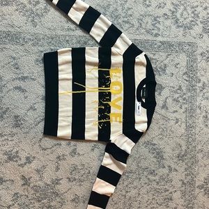 Super cute LOVE sweater size XS